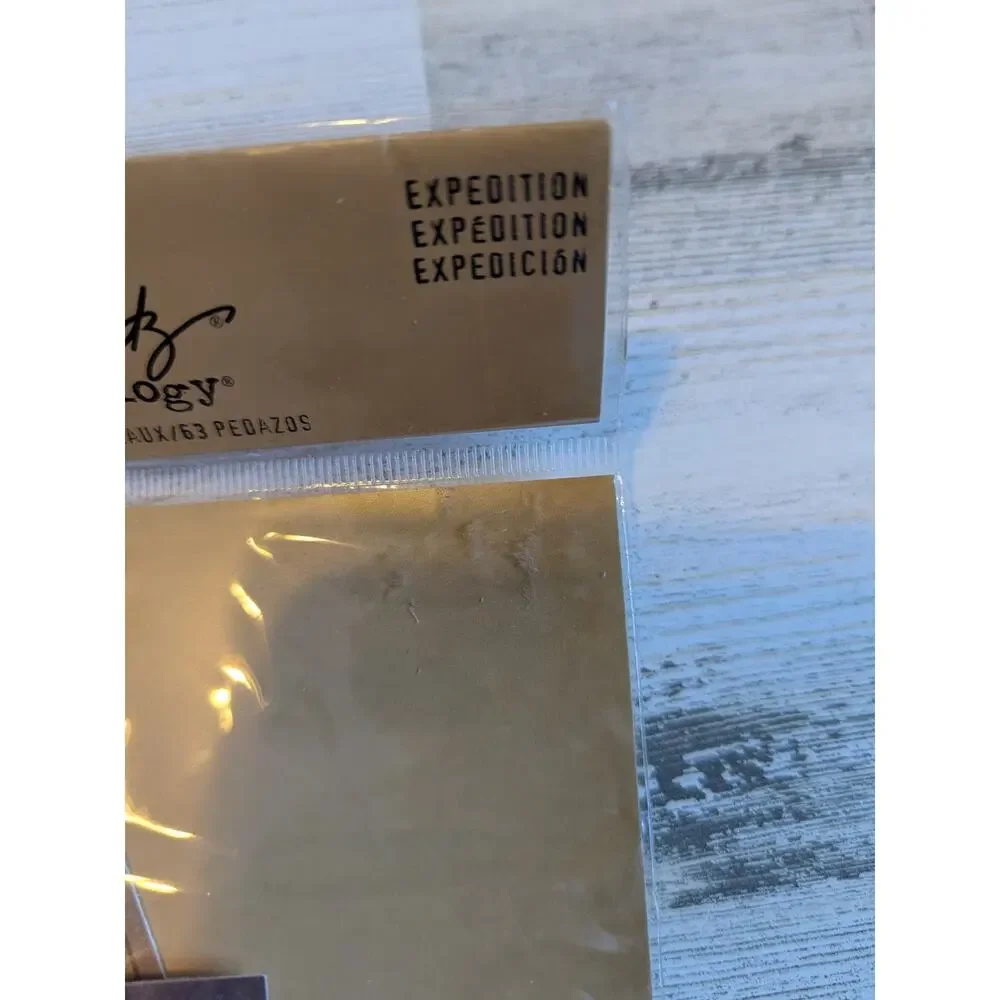 TIM HOLTZ Idea-ology Ephemera Ribbon Gears Steampunk Mixed Media Bundle Lot of 3 - Picture 9 of 11